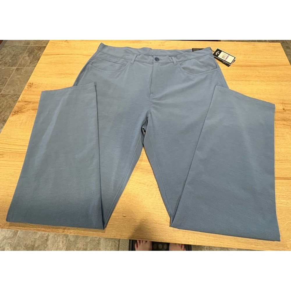 Callaway Golf Pants 38x30 Blue  4 Way Stretch Moisture Wicking Light Weight NWT